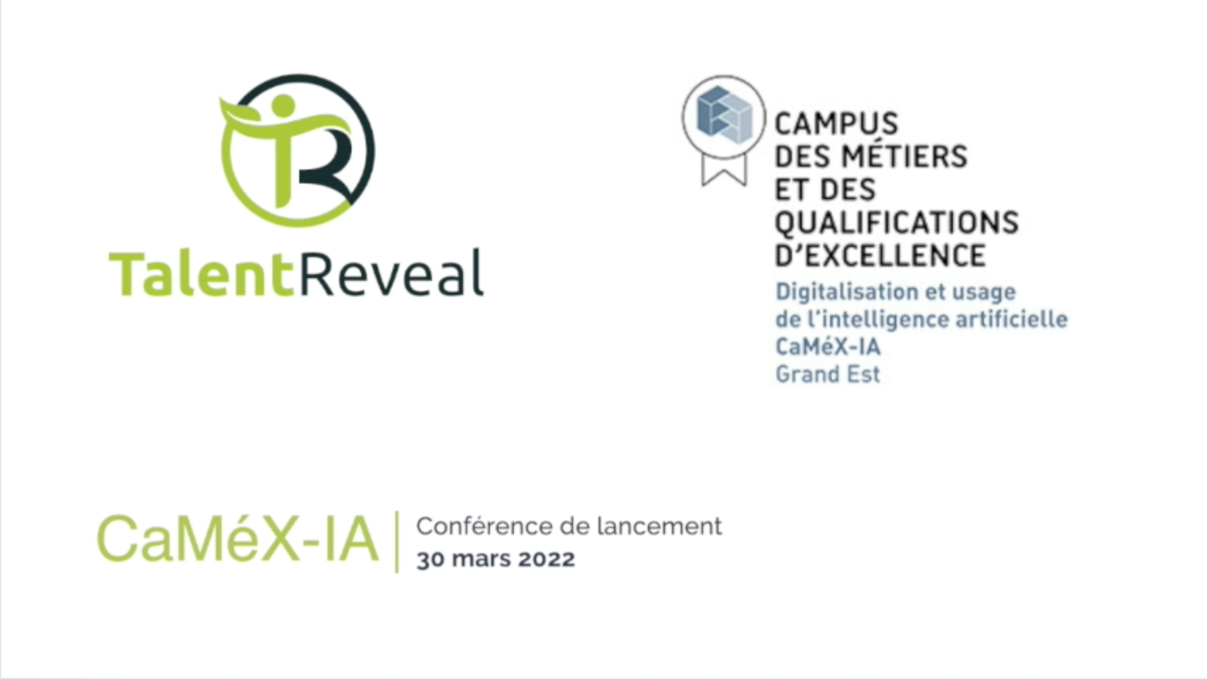 Première promotion CamEx-IA “talent” Grand Est